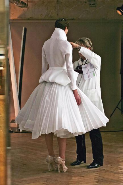 2 days to go, Behind the scenes at Dior S/S 2011