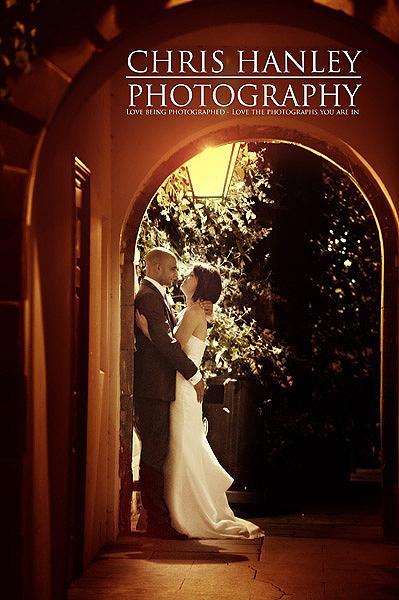 I love the romance of this wonderful wedding photo - Geoff and Steph in the warm glow of a lamp outside Trinity College
