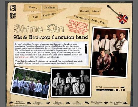 Shine On Wedding Band official website