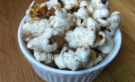 Popcorn with Orange Peel, Koffee and Sugar