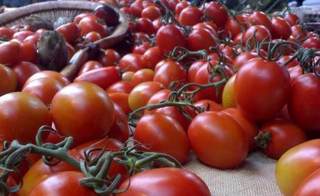 Tomatoes at the Borough Market, London / Oct. 2010