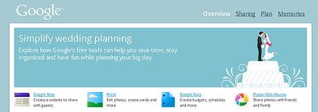 google wedding planning tools overview