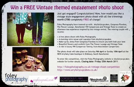 Win a vintage themed engagement shoot in Manchester