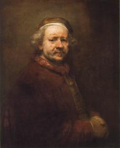 Rembrandt self portrait 1669 -National Gallery, London 