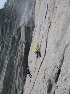 alpine rock climbing Chamonix
