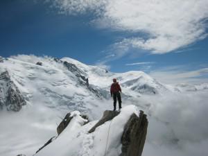 alpine mixed climb Chamonix