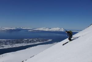 ski touring Lyngen Alps, Norway