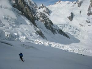 Ski touring Vallee Blanche