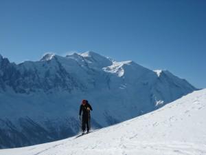 Ski touring Lac Blanc, Chamonix