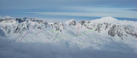 ski touring Aiguilles Rouges