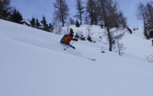 Skiing in Le Tour, Chamonix