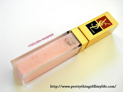 Yves Saint Laurent Golden Glosses - 11 Golden Whisper  and 14 Golden Purple