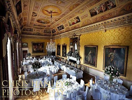 Every inch of the dining room at Brocket Hall is impressive