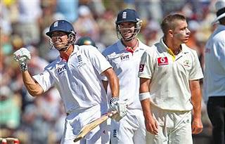 Another ton by Alastair Cook puts England on top!