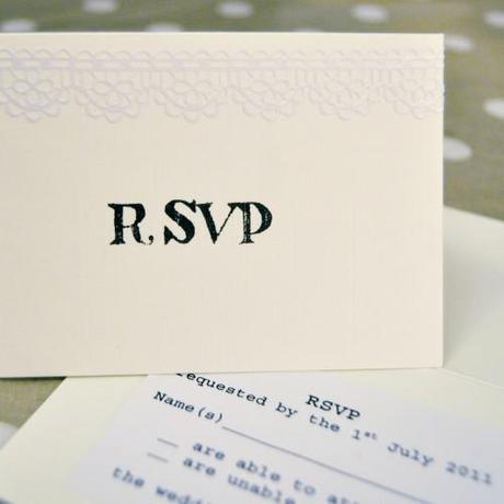 Homemade Invitations and RSVPs