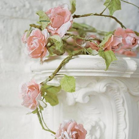 rose garland from not on the high street