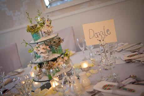 glitter writing wedding table names from Jonny Draper photography blog