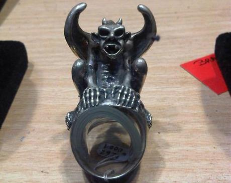 I found this amazing, HUGE, gothic, gargoyle ring last week in a...