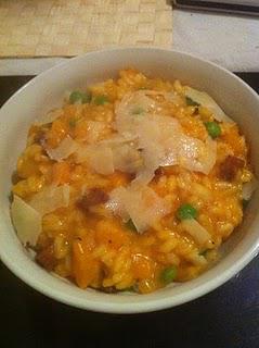 Chorizo and Squash Risotto