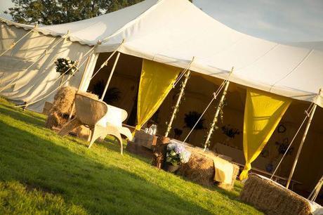 wedding tent from Posh Frocks and Wellies