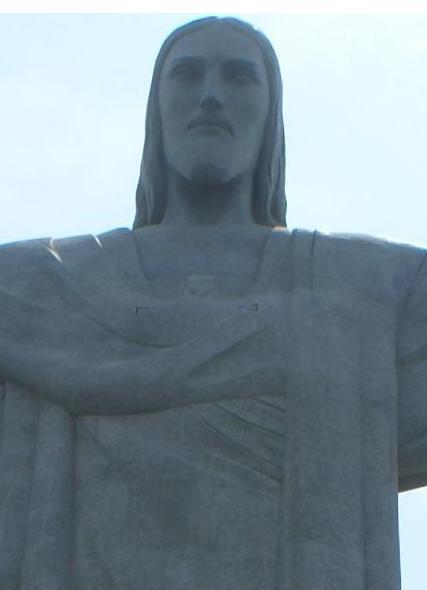 The statue of Cristo Redentor - Christ the Redeemer - in Rio de Janeiro