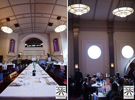 Wedding tables and the splendid lighting