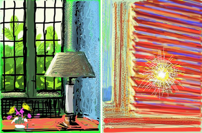 Pixels over Paint: Hockney's iPad Art