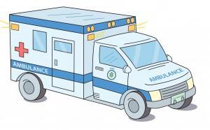 image of an ambulance for human generosity