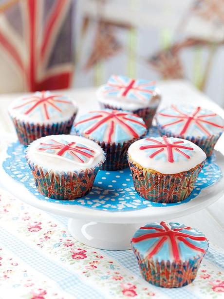 Royal wedding celebration cupcakes from Baking Mad