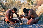 Bushmen Starting A Fire