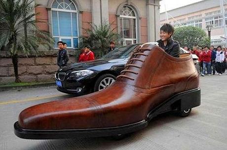 Giant Shoe Car