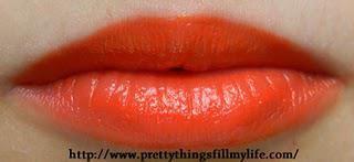 Would you dare to wear Orange Lipstick? Givenchy Rouge Interdit Satin Lipstick in Candide Tangerine