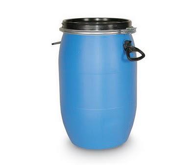 A homemade rainwater harvesting system A homemade rainwater harvesting system