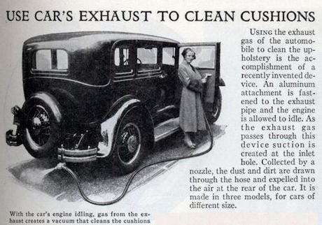 Use Car's Exhaust To Clean Cushions