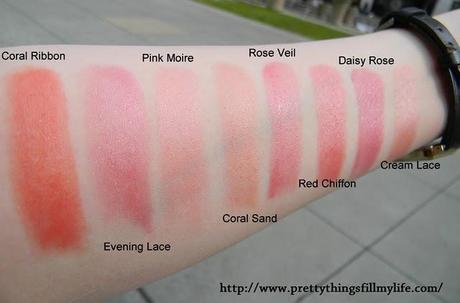 New Lancome  L'Absolu  Nu Lipstick Swatches