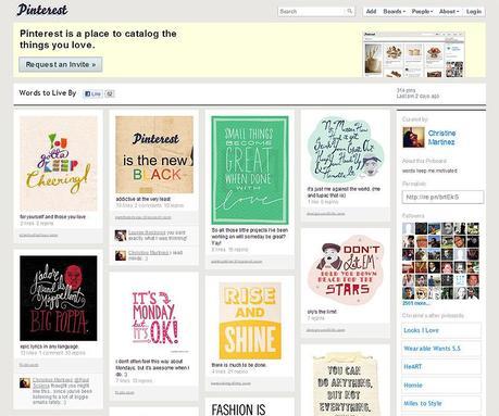 Pinterest share images website