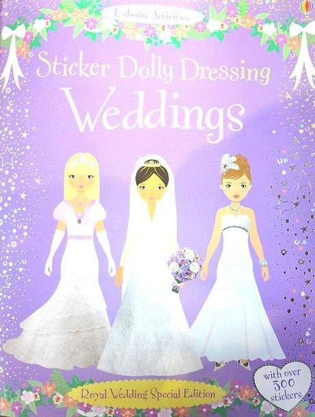 Sticker Dolly Dressing Weddings - Royal Wedding Special Edition