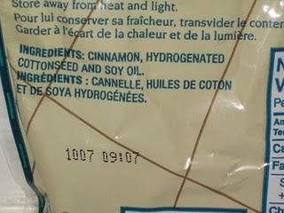 shouldn't the ingredients in cinnamon be... CINNAMON?!
