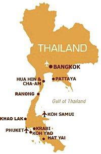 thailand map