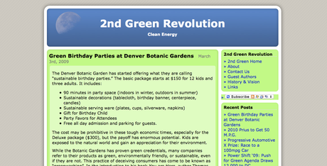 2nd Green Revolution Hits 1,000 Posts!