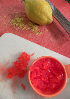 Cherry, Pistachio & Rose Water Macaroons- Prepare Ingredients