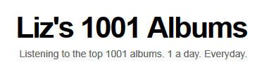 Liz's 1001 Albums