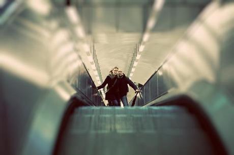 Love this shot on the escalator