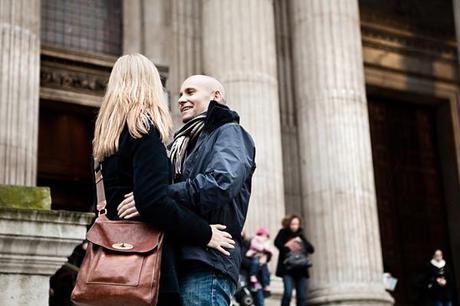 Outside St Paul's Cathedral - an awe inspiring building