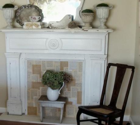 DIY Faux Fireplaces