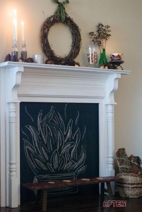 DIY Faux Fireplaces