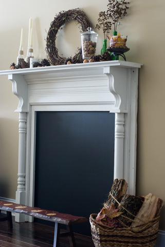 DIY Faux Fireplaces