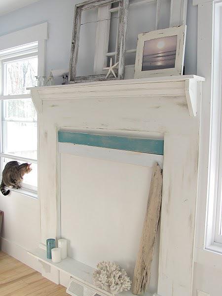 DIY Faux Fireplaces