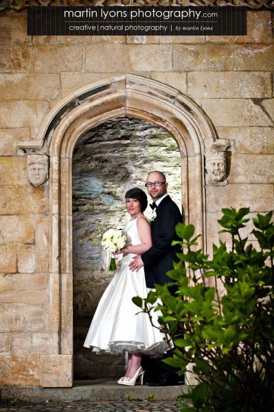 Real wedding in Portmeirion (sounds Welsh, looks Italian…)