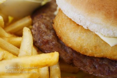 Wolcott Theater Cafe in Wolcott, Indiana Buffalo Burger